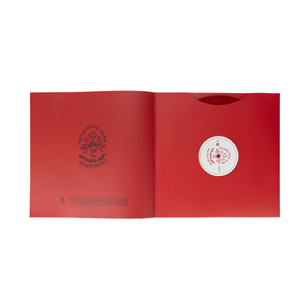 RUSHMERE: 'Almost Places Recycled Red Vinyl' Deluxe LP - Mumford RUSHMERE: 'Almost Places Recycled Red Vinyl' Deluxe LP - Mumford