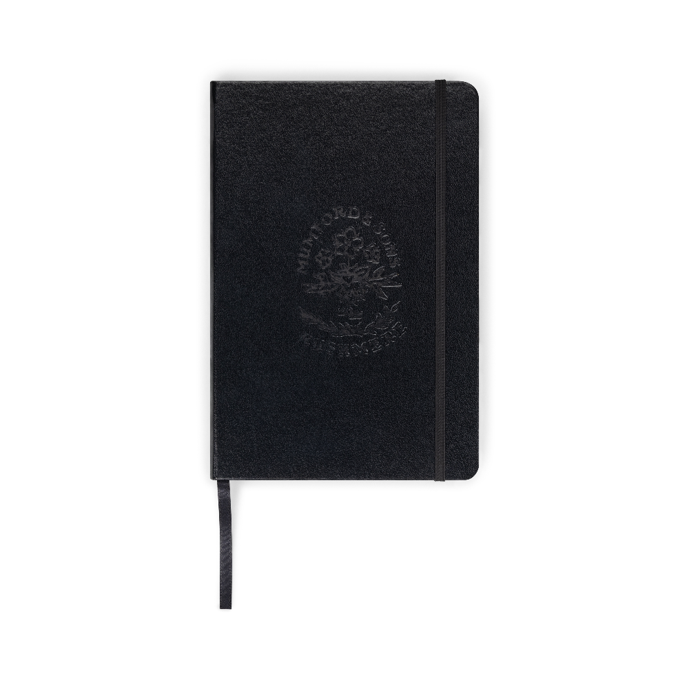 Black Embossed Rushmere Stamp Notebook 1