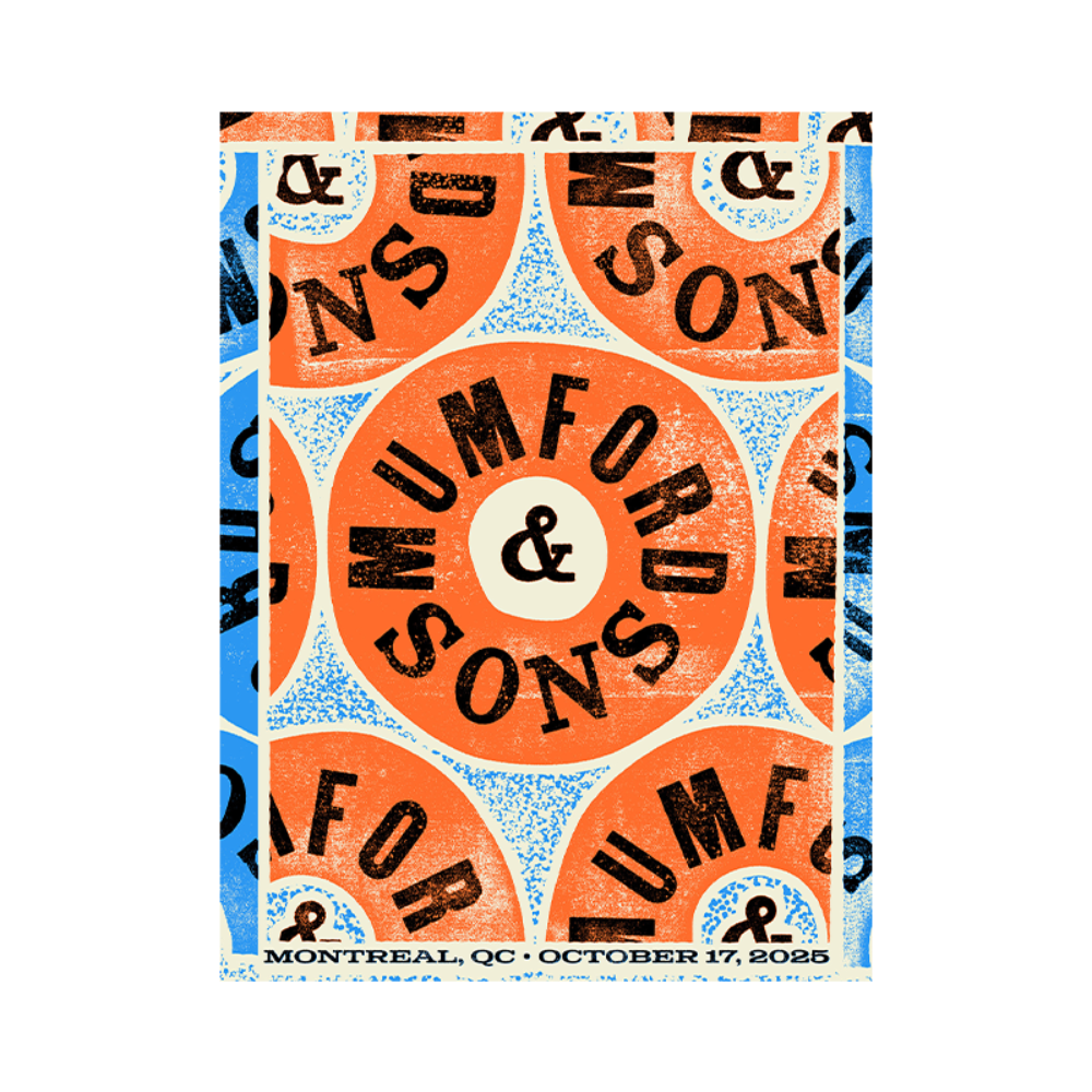 North America Tour 2025 Montreal Screenprint - Mumford & Sons