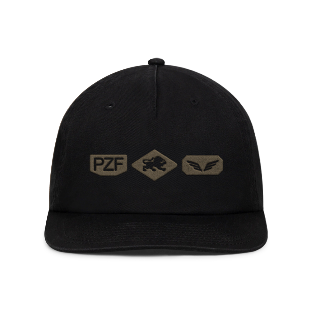 Prizefighter Black Embroidered Cap