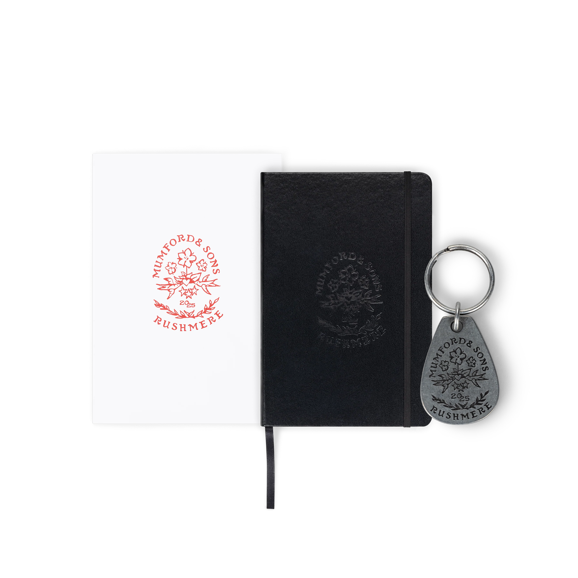 Rushmere CD Zine, Notebook & Stamp Keyring Bundle