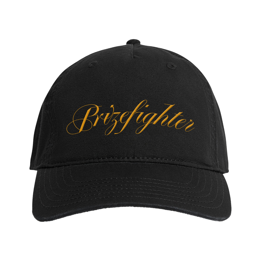 Black / Gold Prizefighter Embroidered Cap
