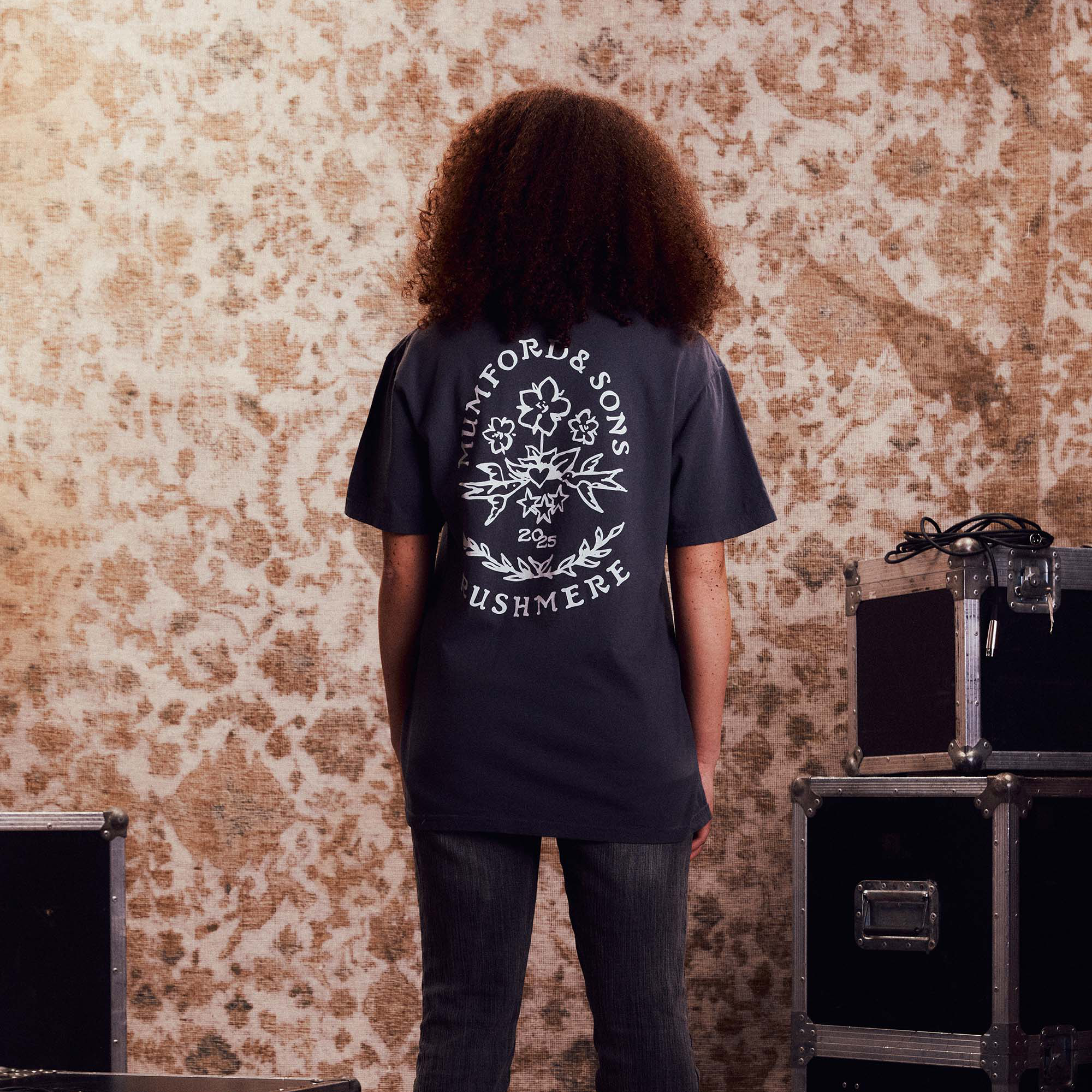 Graphite Stamp Print T-Shirt Lifestyle 2