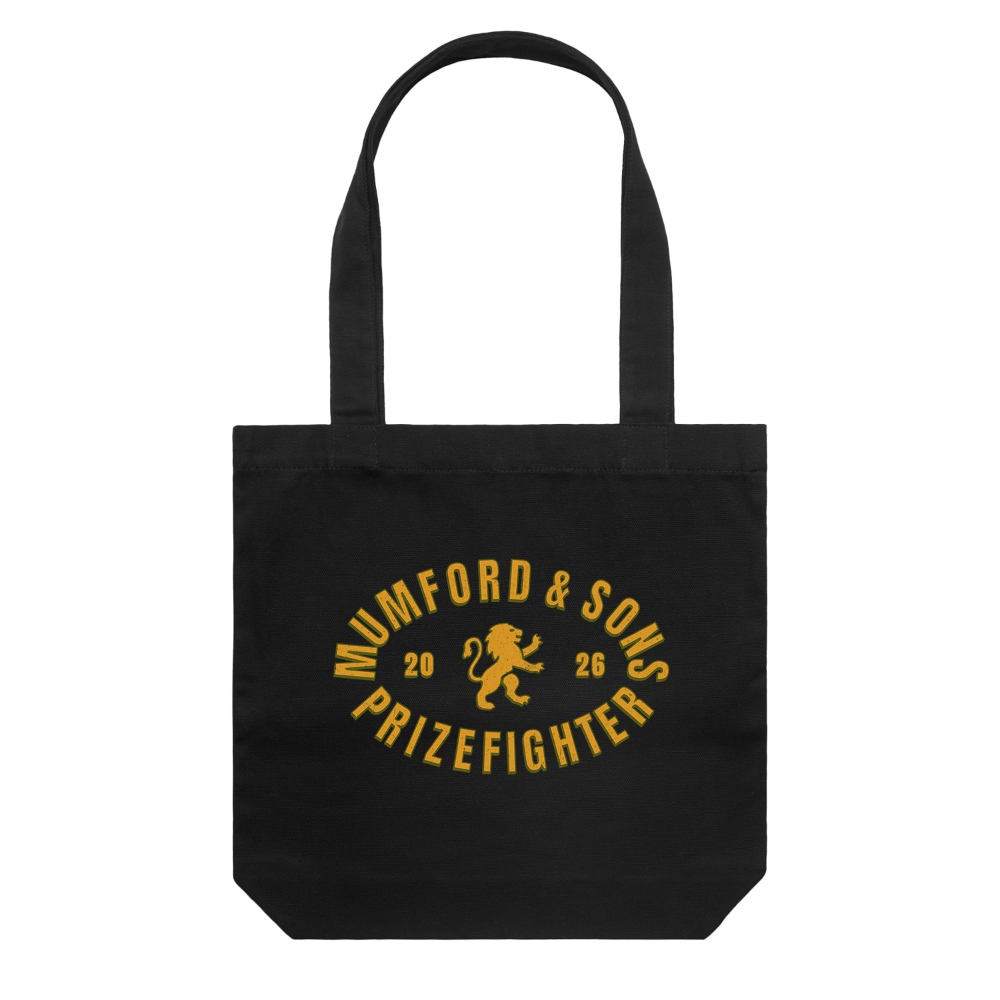 Black / Gold Prizefighter Tote Bag