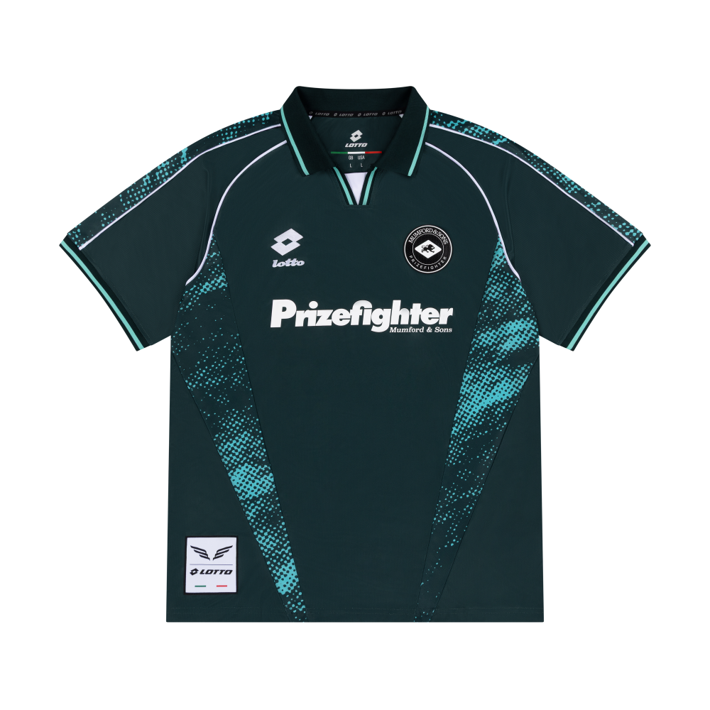 Prizefighter Lotto Dark Green / Teal Football Shirt Front