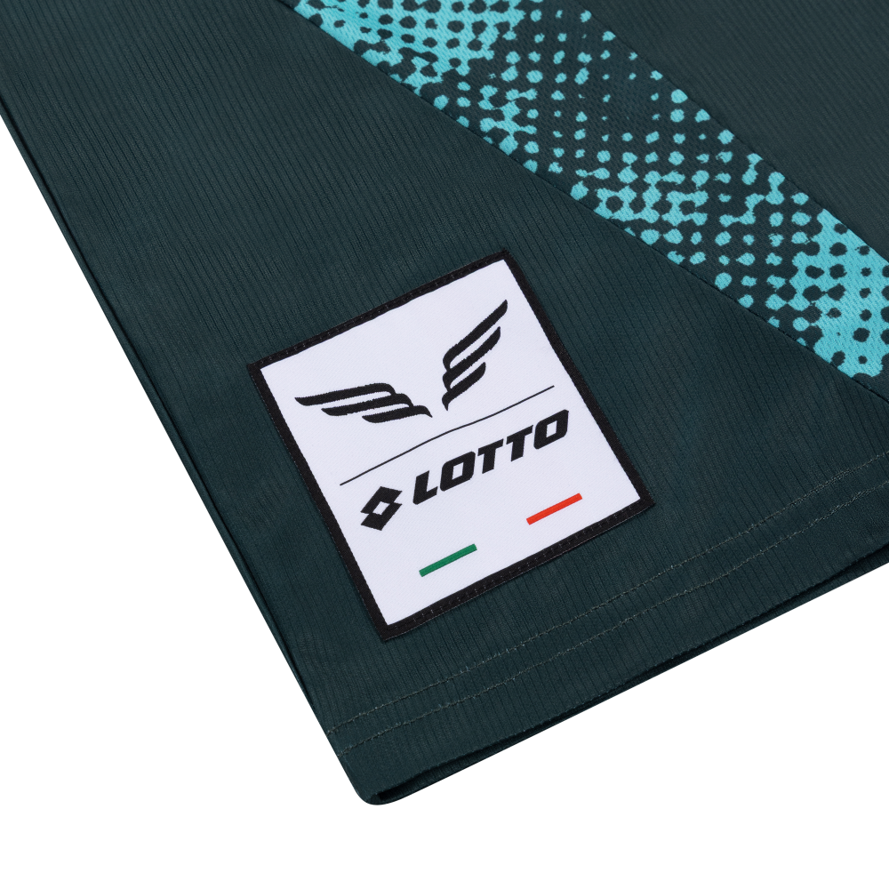 Prizefighter Lotto Dark Green / Teal Football Shirt Detail 1