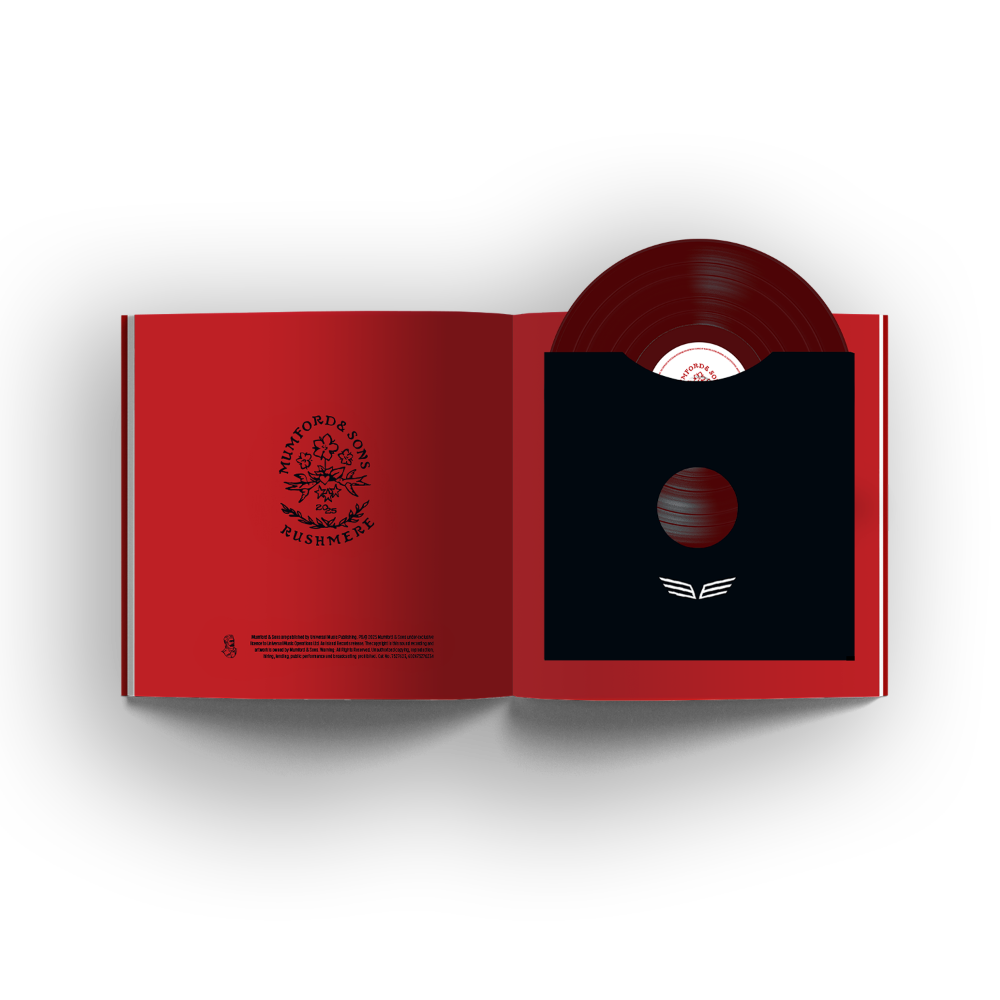 RUSHMERE: 'Almost Places Recycled Red Vinyl' Deluxe LP (Signed