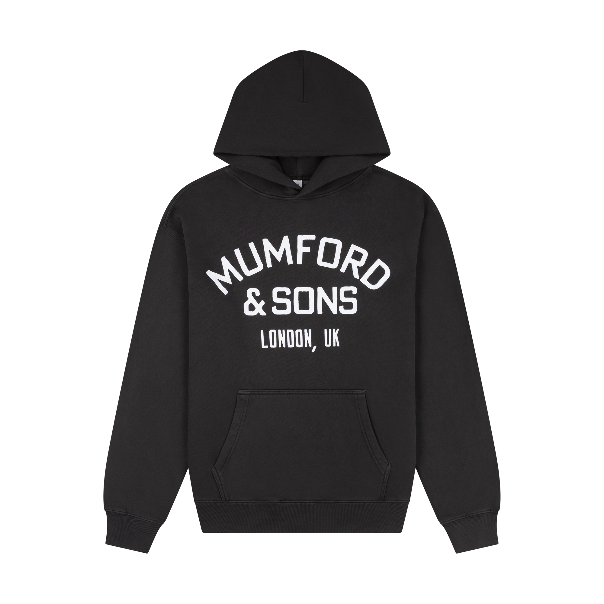 Black Vintage Logo Hoodie Front