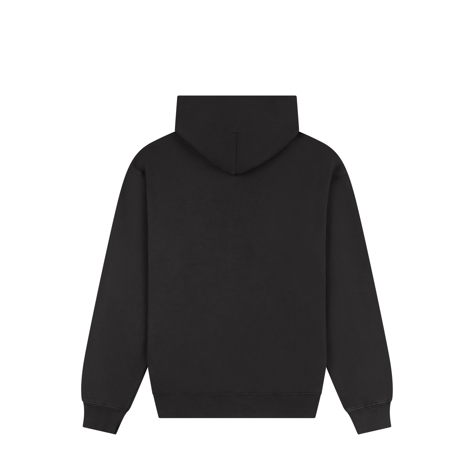 Black Vintage Logo Hoodie Back