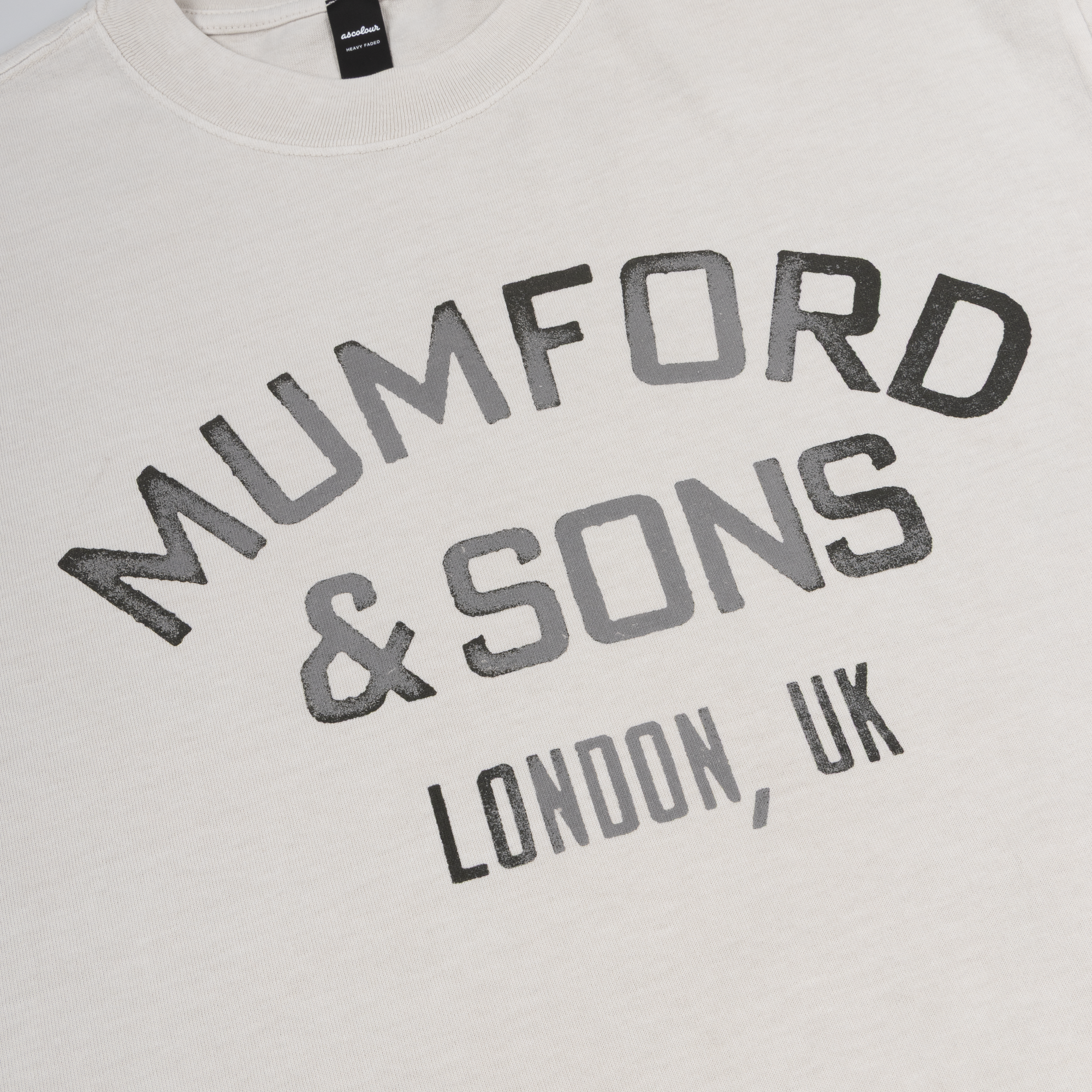 Ivory Vintage Logo T-Shirt Front Detail