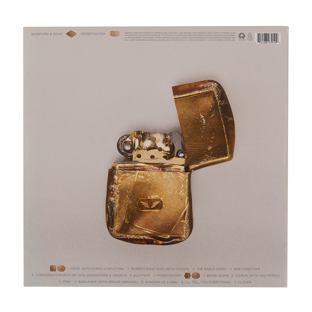 Prizefighter: Clover Black On Clear Signed Vinyl Back