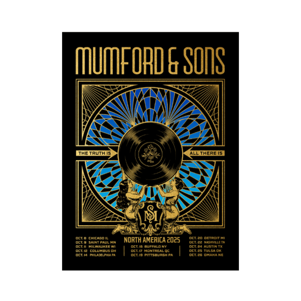 North America Tour 2025 Screenprint
