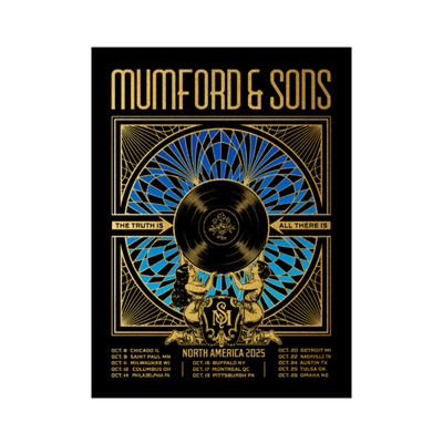 North America Tour 2025 Screenprint