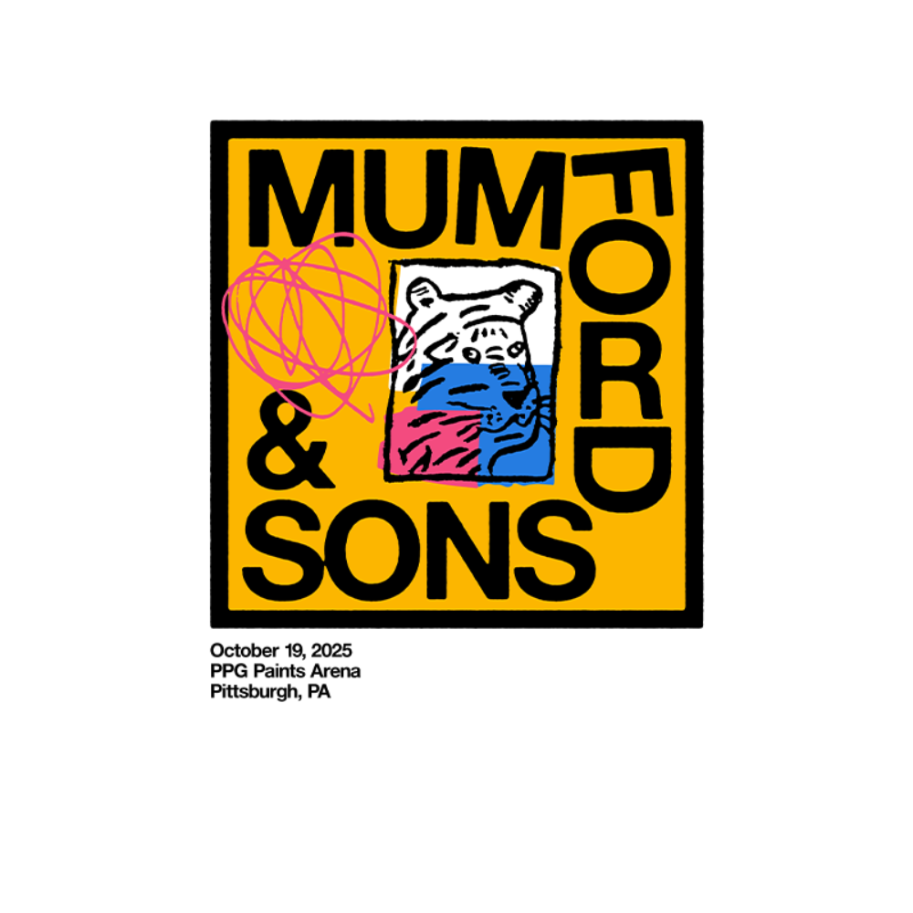 North America Tour 2025 Pittsburgh Screenprint