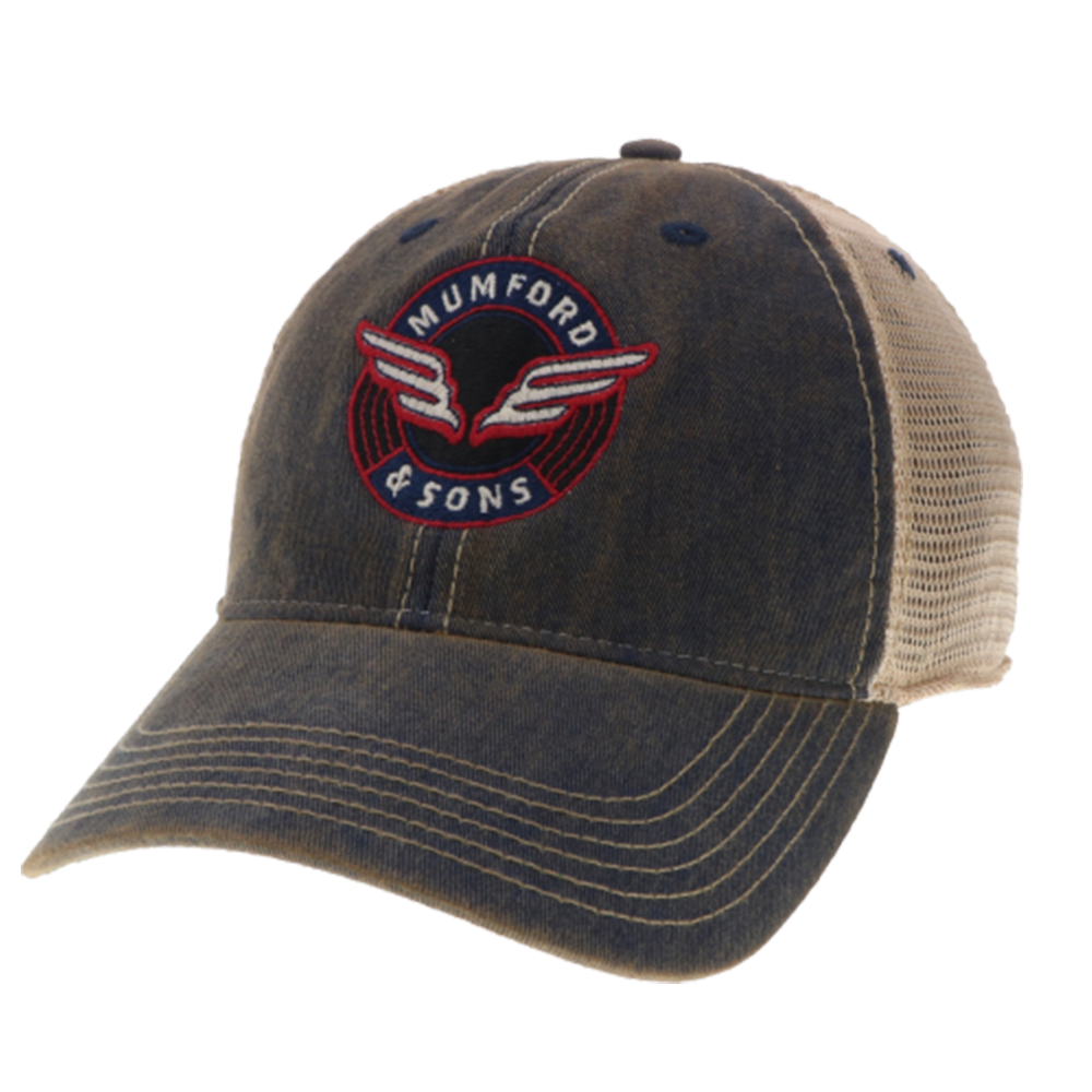 Wings Emblem Vintage Trucker Hat